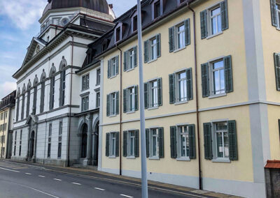 HAGA, Fassadengestaltung, Hagatherm, Schweizer Naturkalk